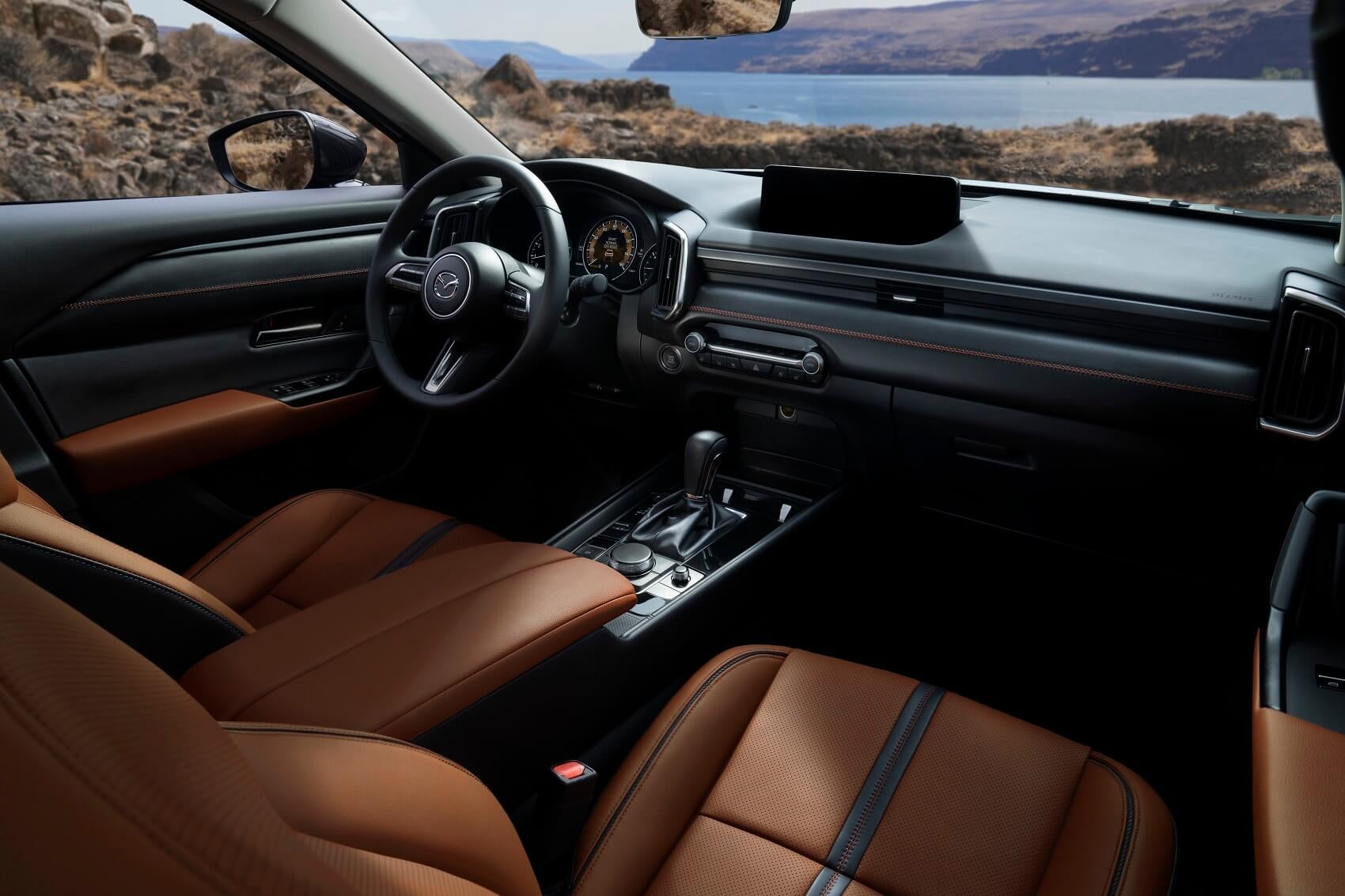 Interior of a New Mazda